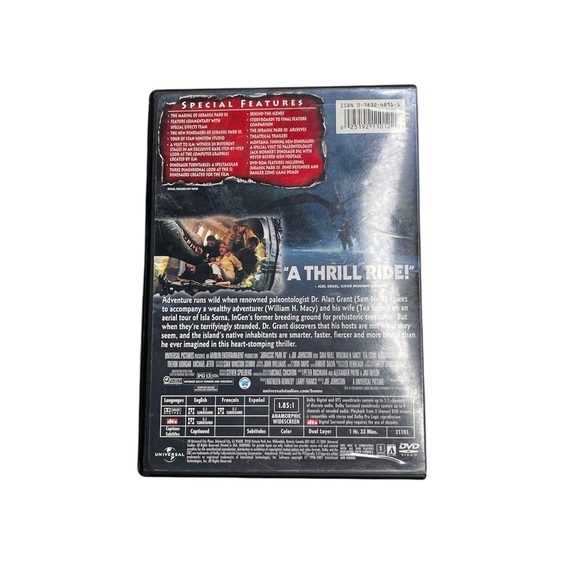 Jurassic Park three collectors edition DVD Movie - Picture 2 of 3